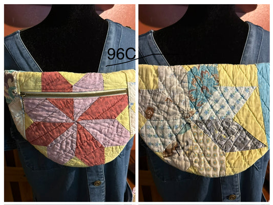 Vintage Quilted Sling Bag #96C